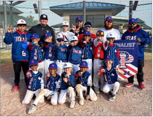 It was a busy weekend for a local baseball team. The Texas Time 8U travel squad did just that, driving north to Levelland for the D-Bat Classic Tournament on April 20-21. Together for nearly a year, the players made the most of their trip, playing seven games and finished second to earn the squad’s first ring.