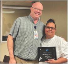 The Seminole Hospital District congratulated and recognized Jessica Alvarez as Employee of the Month for May2023. Alvarez has worked for the district and Unidine since August of 2021 as a Barista for the Coffee Shop and has always worked with a positive attitude. (Photo provided)